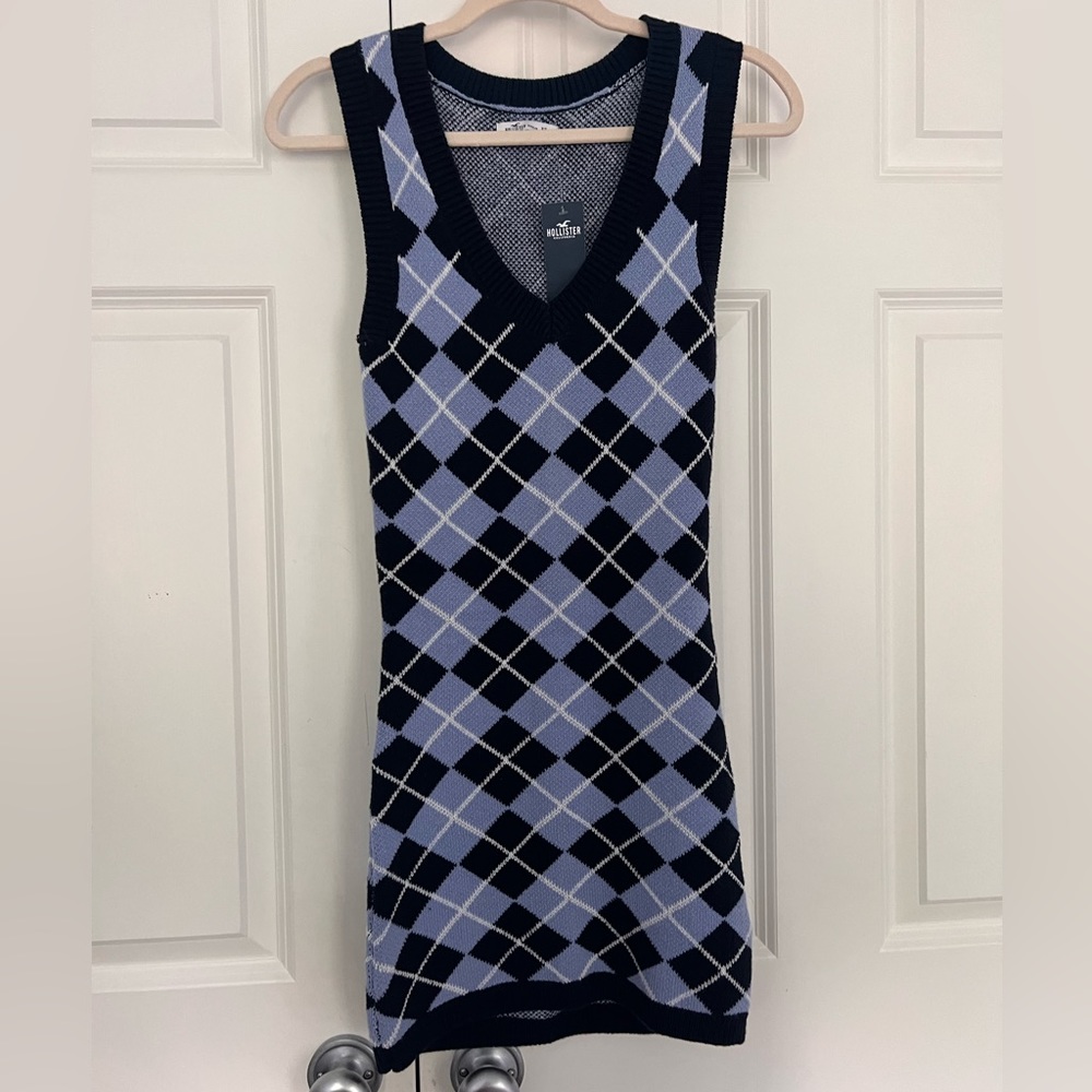 Hollister Argyle Bodycon Dress